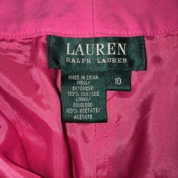Lauren Ralph Lauren Pink Straight Leg Pants - Picture 7 of 12